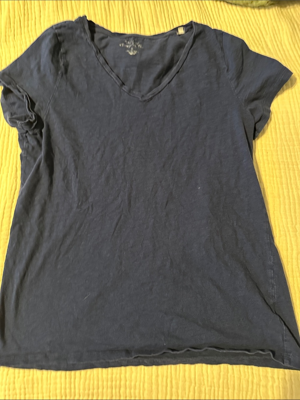 Sonoma Navy V-Neck Short Sleeve Tee